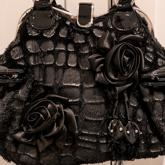 Fur Black handbag - Picture 2 of 5